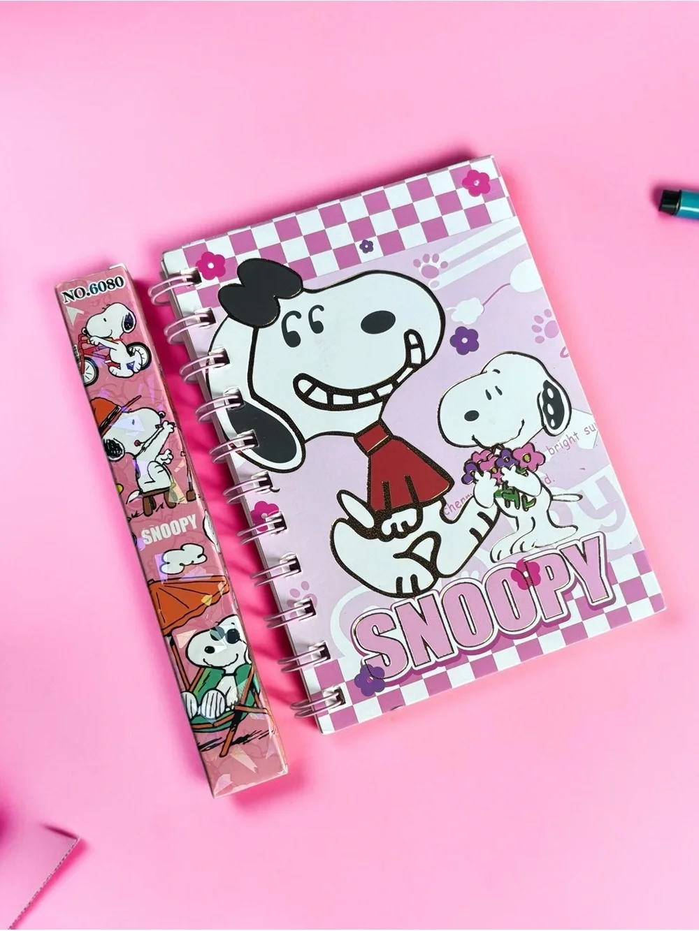 Snoopy Mini Spiral Notebook & Pen Sets (Pick 1)